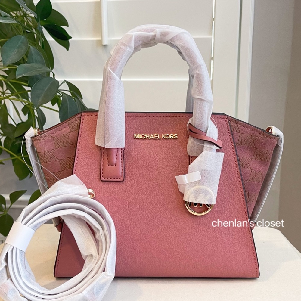 🌸NeW! Michael Kors Avril Small TZ Satchel - Picture 4 of 15
